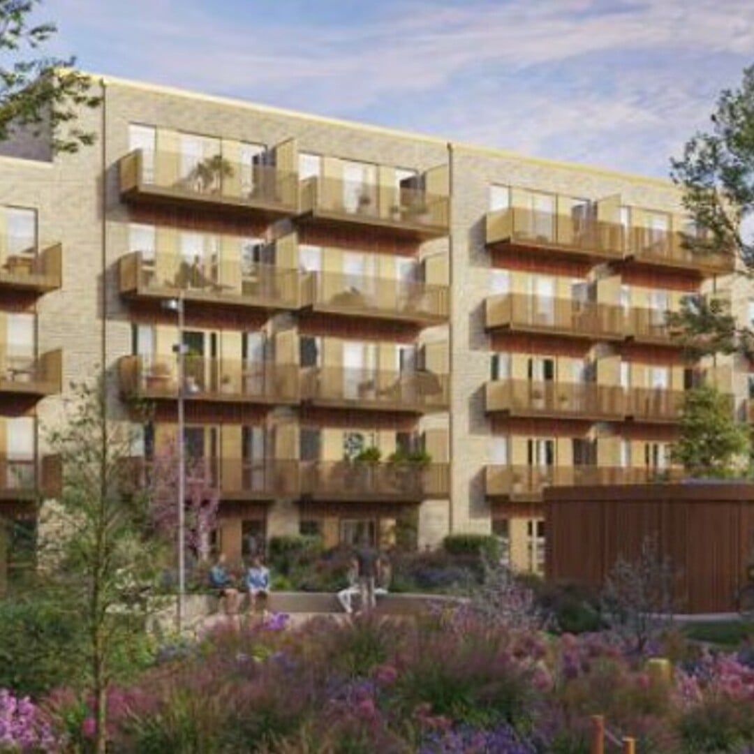 Exterior rendering of CBRE Investment Management's newly acquired residential asset in Ishøj, Greater Copenhagen