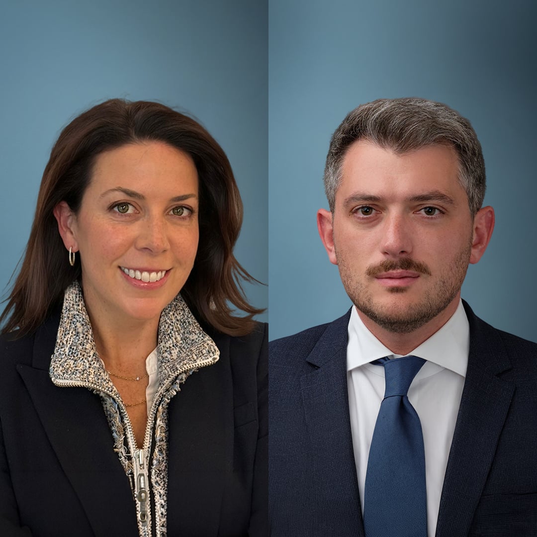 Laura Dunn and Colin Rosenbaum headshots