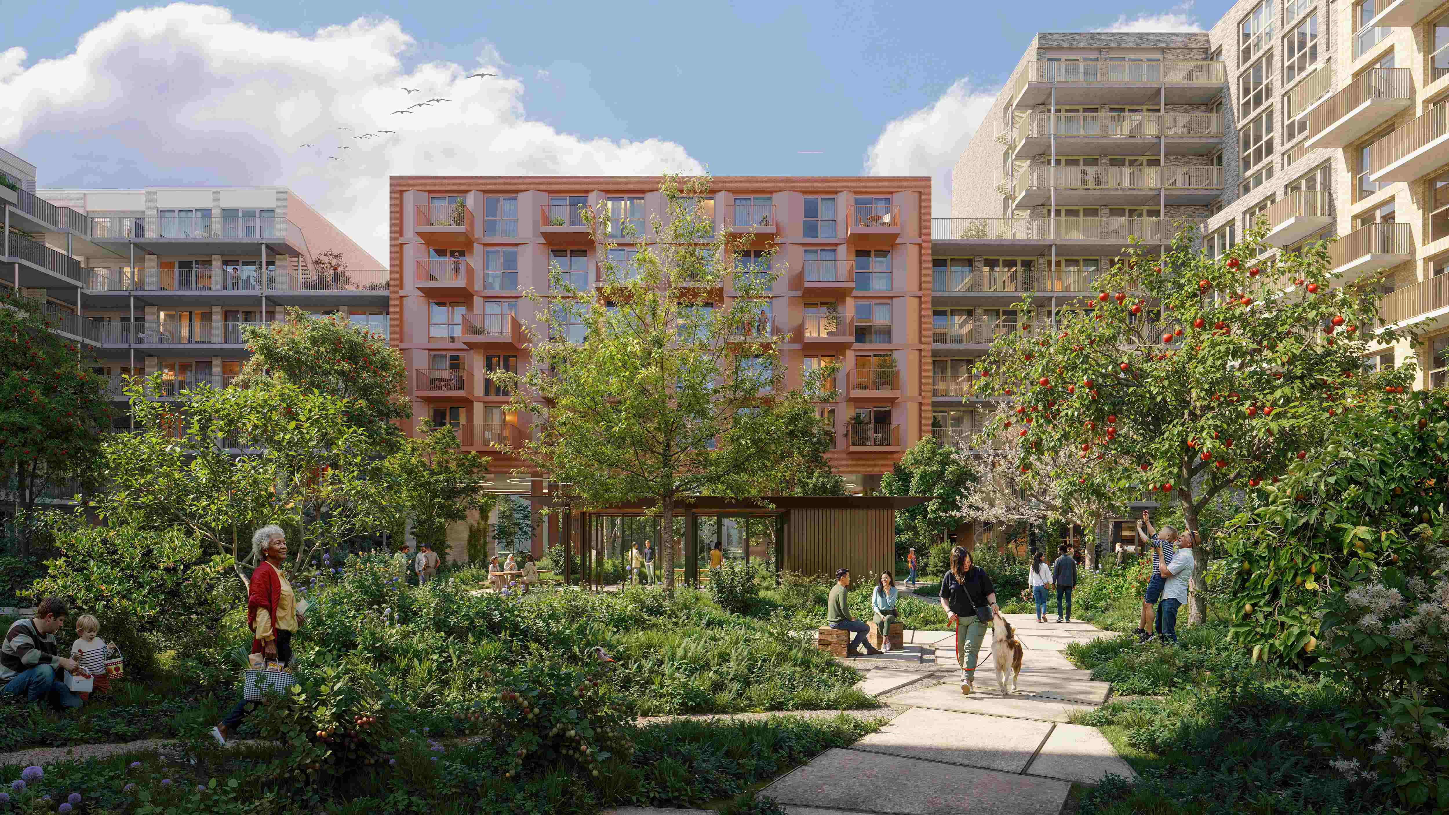 Residential development at Schinkelkwartier, Amsterdam