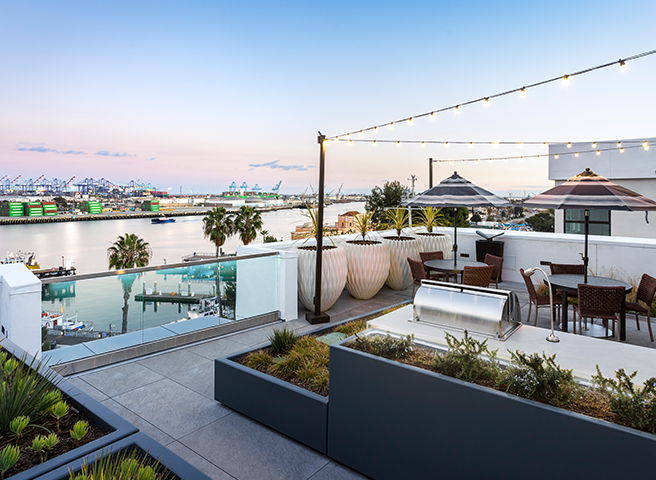 roof-top terrace