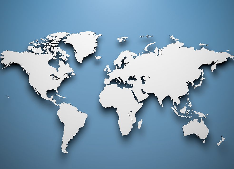 Map of the world