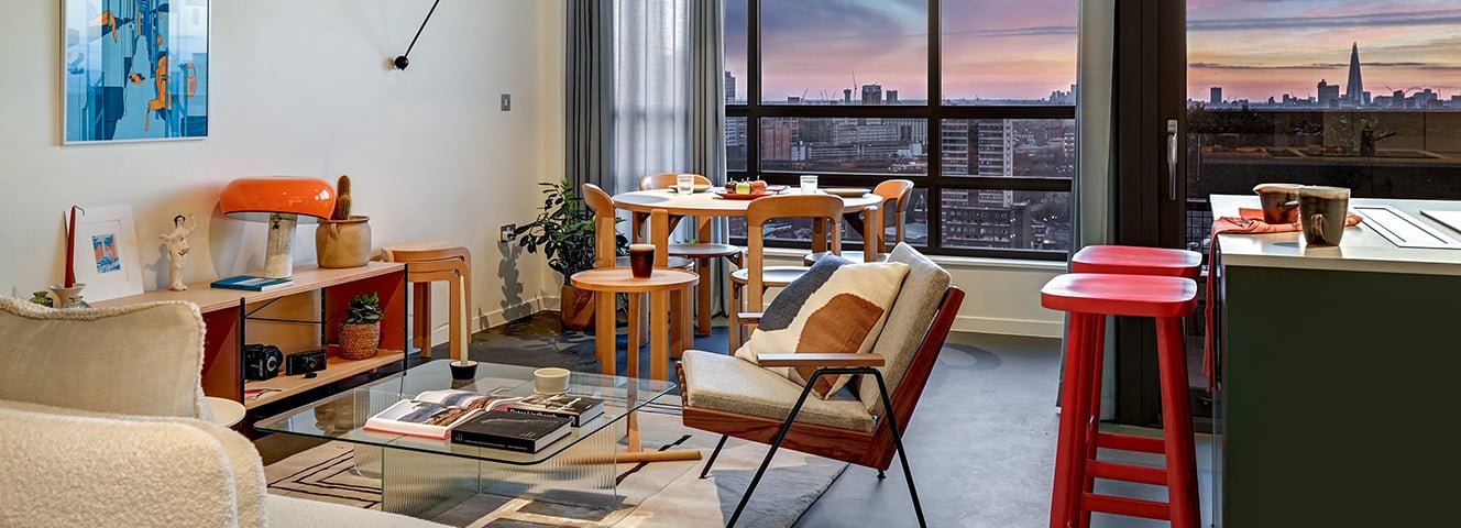 Balfron Tower apartment interior