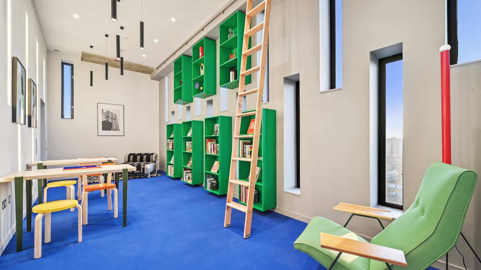  Interior photograph of Balfron Tower kids play room.