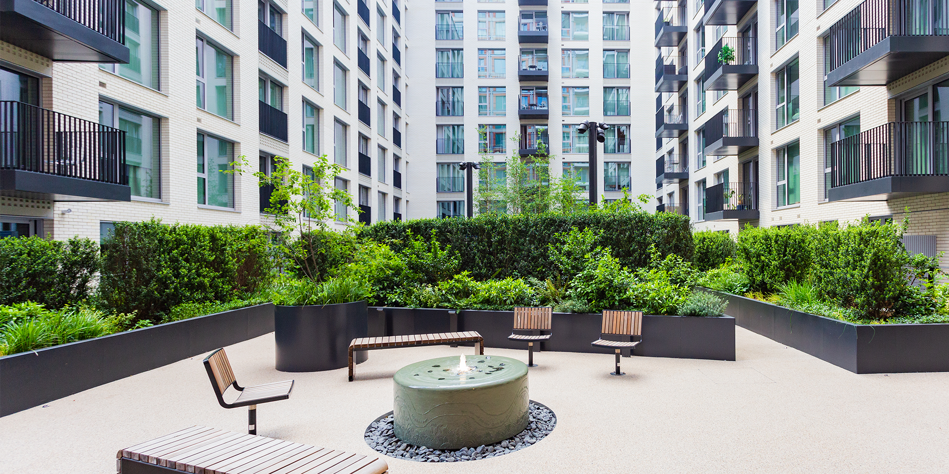 Nine Elms courtyard