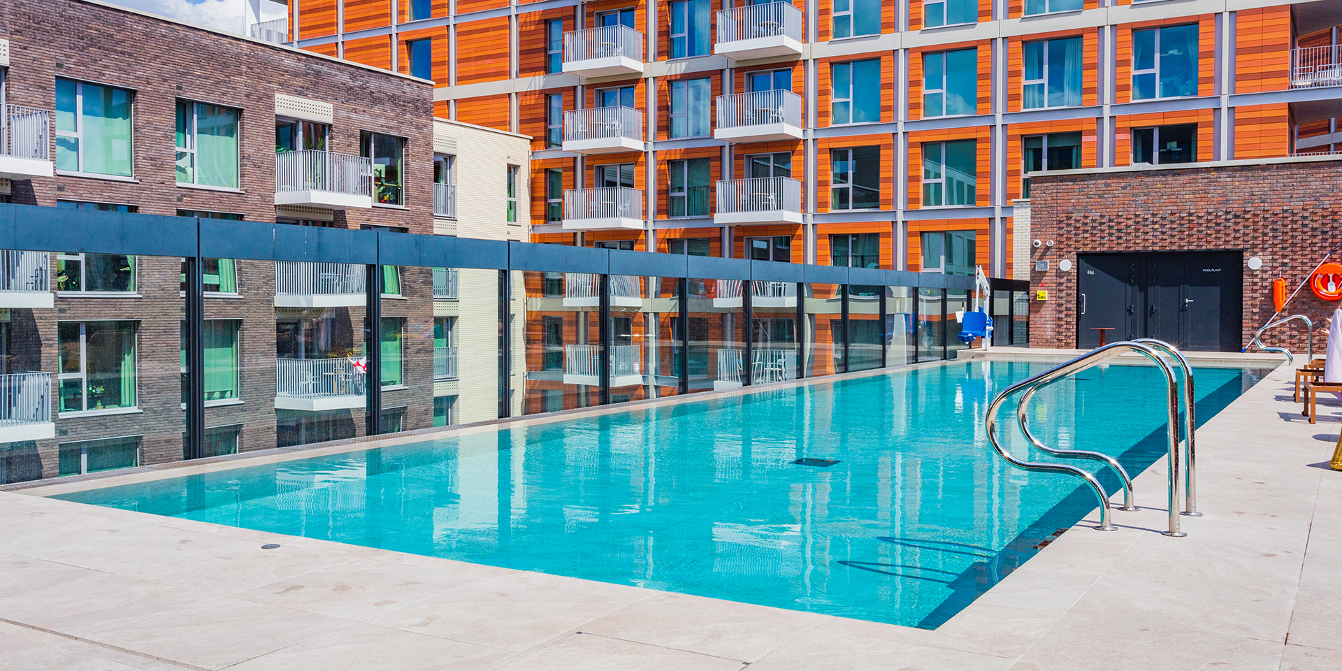 Nine Elms rooftop pool