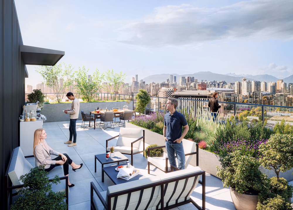 Rendering of Ofispace balcony