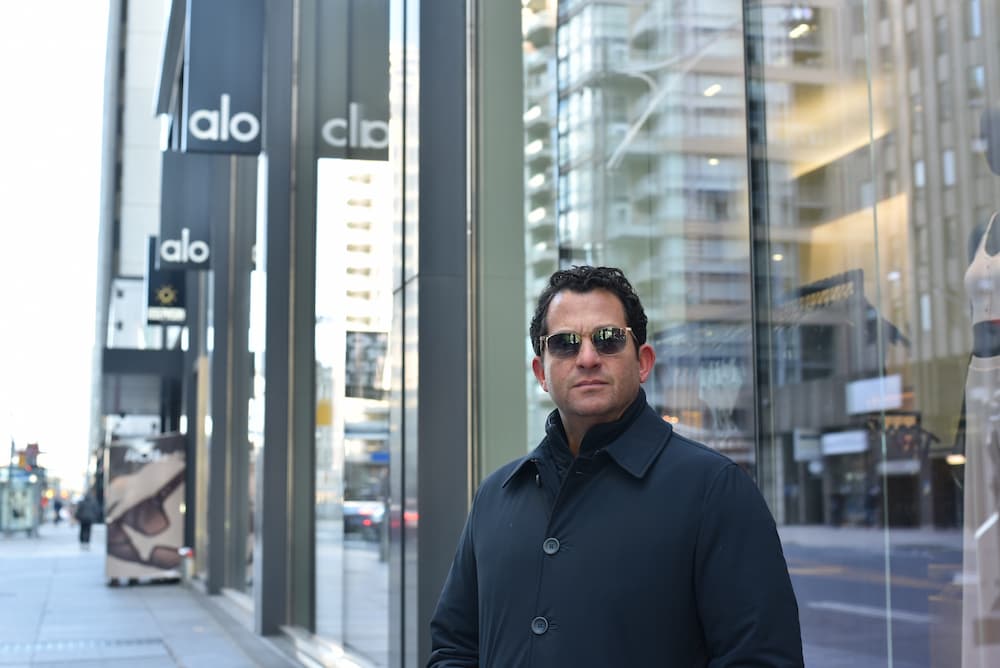 Arlin Markowitz standing in front of Alo