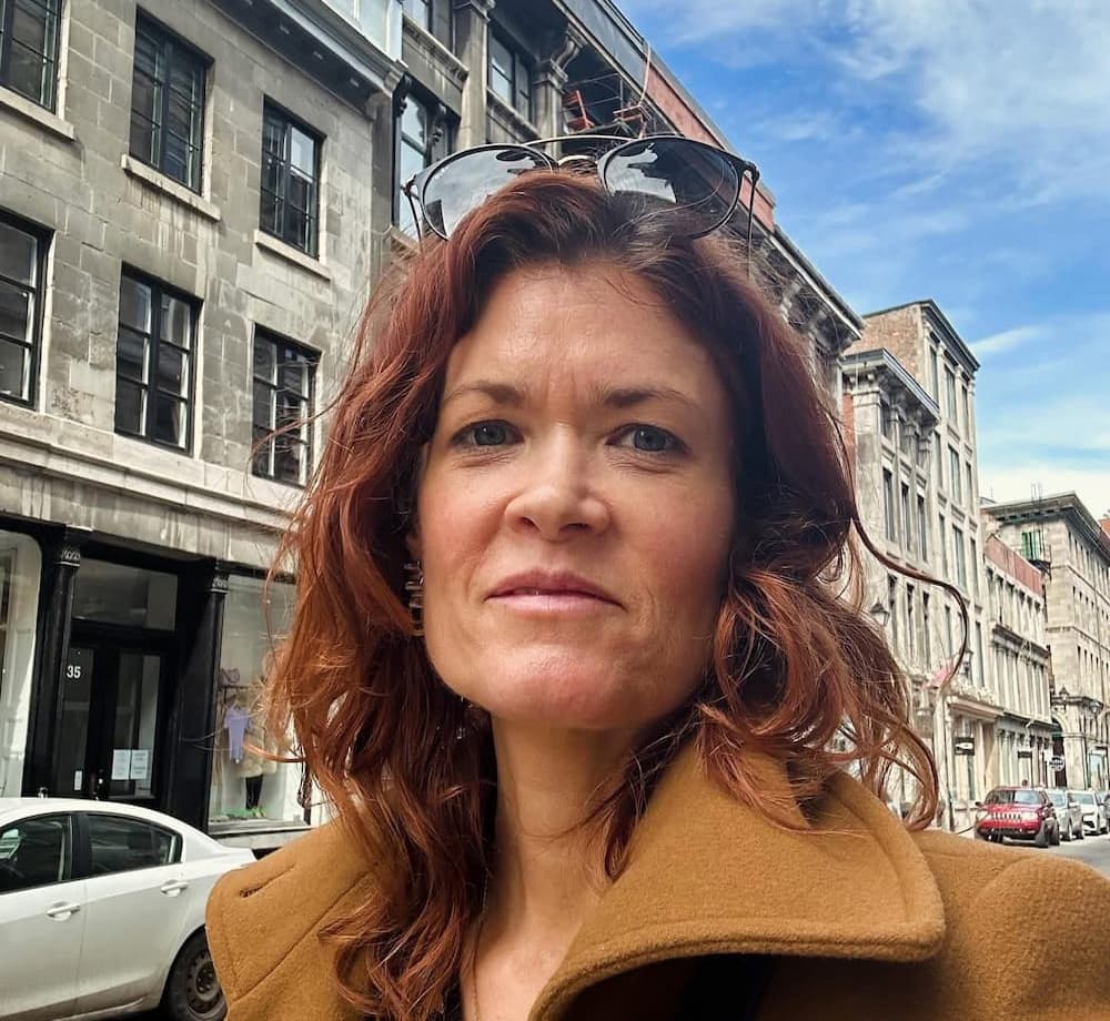 Rebecca Godfrey in Old Montreal