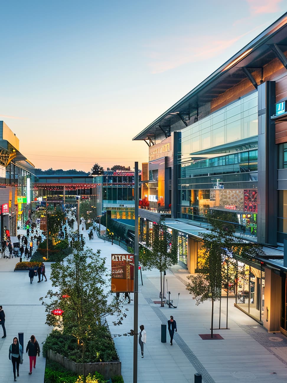 Outdoor store fronts for Retail Rent Survey H1 2025