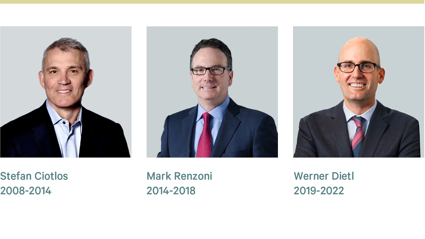 Three CBRE Canada CEOs started as sales trainees on local research teams.