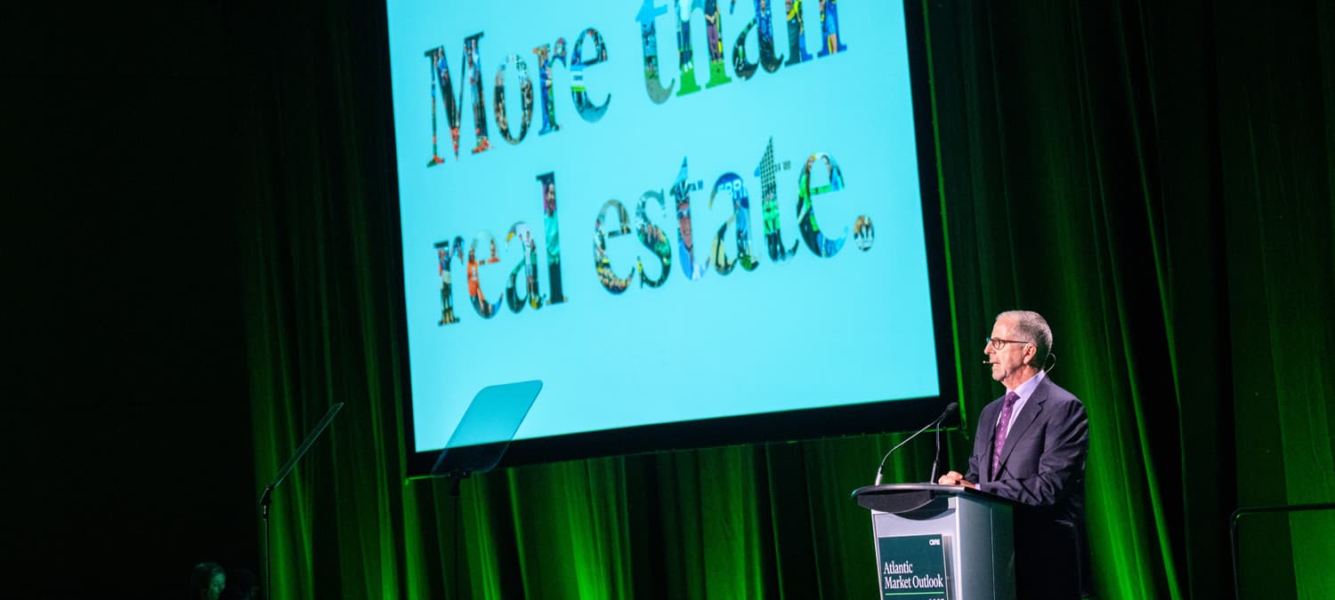 Bob Mussett speaking at Atlantic Market Outlook