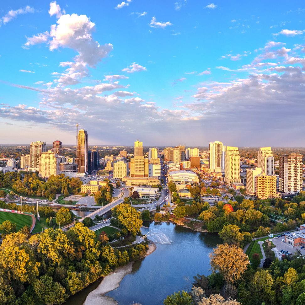 Skyline view of London, Ontario Skyline view of London, Ontario