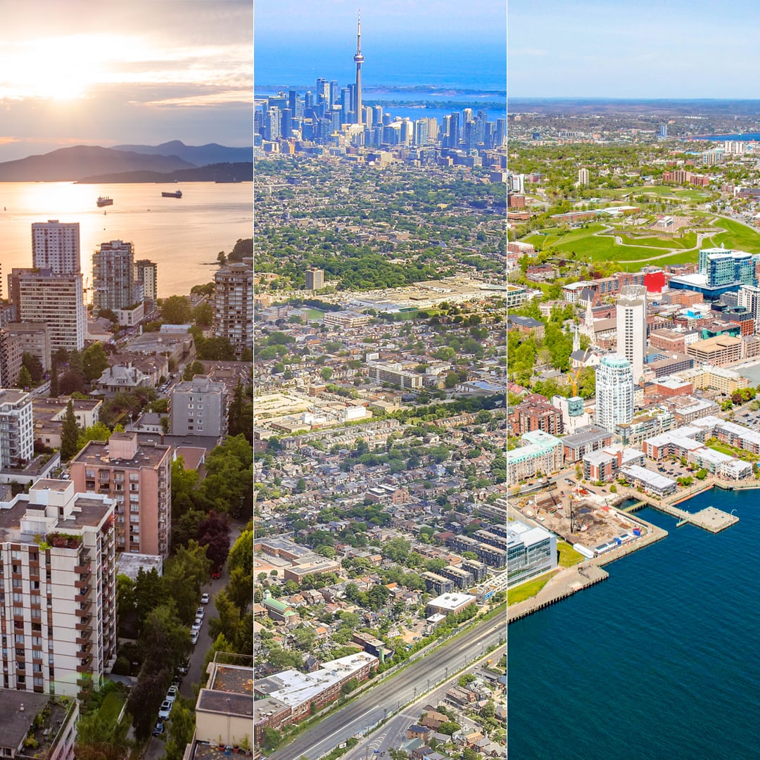 Multifamily commercial real esate featuring Vancouver, Toronto, Halifax