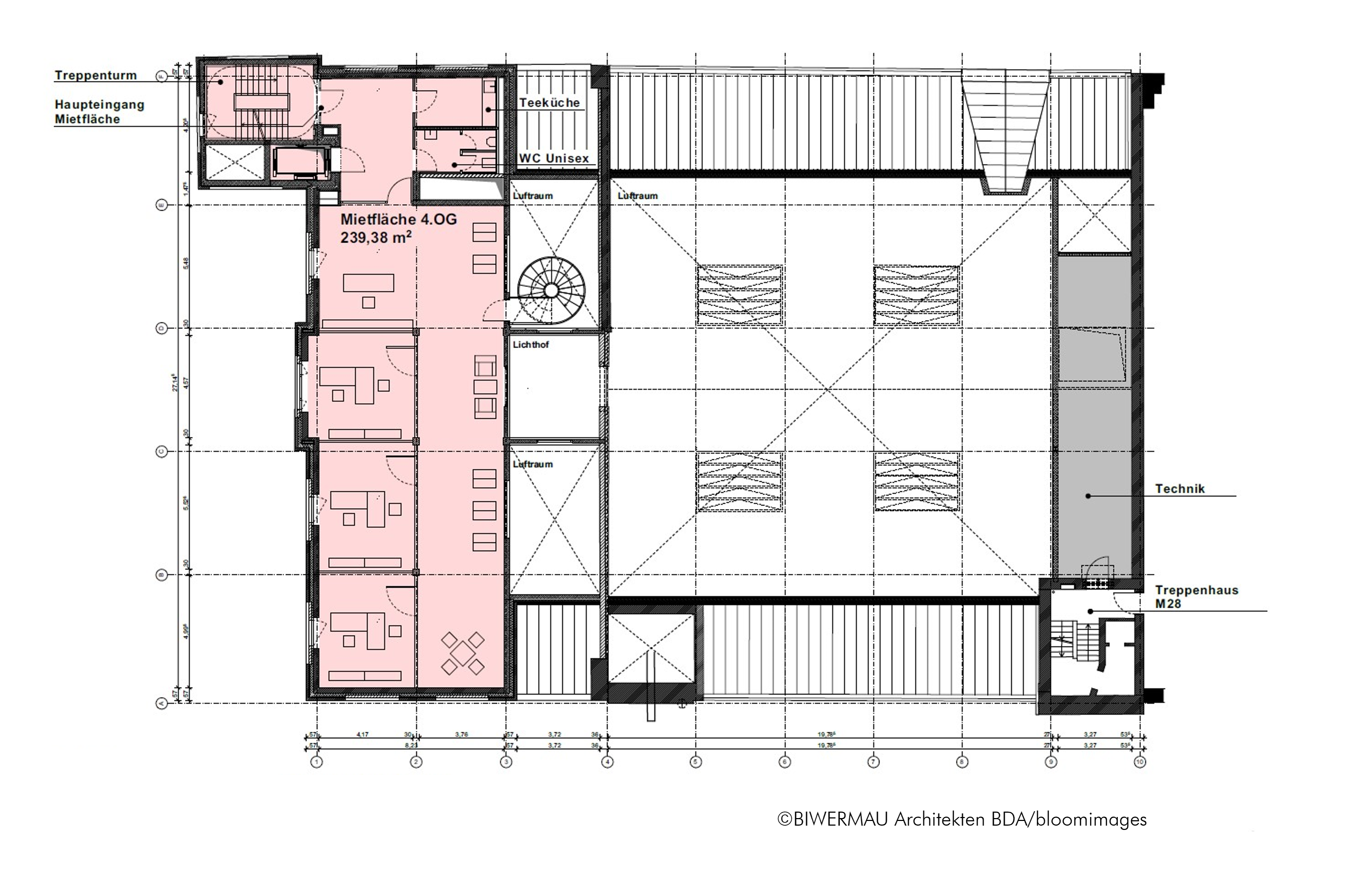 Grundriss 4OG_BIWERMAU Architekten BDA-bloomimages