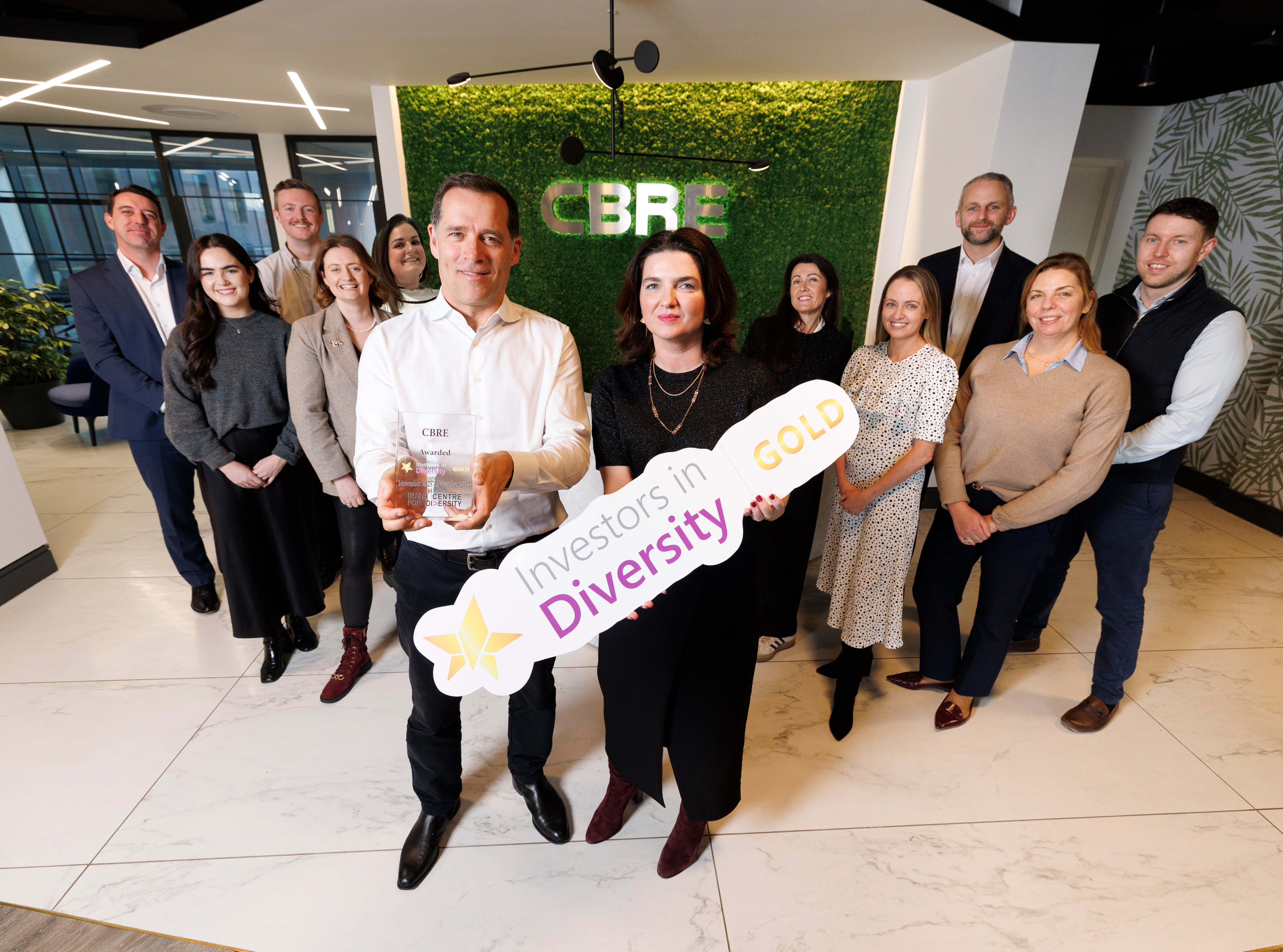 CBRE Investors in Diversity Gold_PR Photo 1