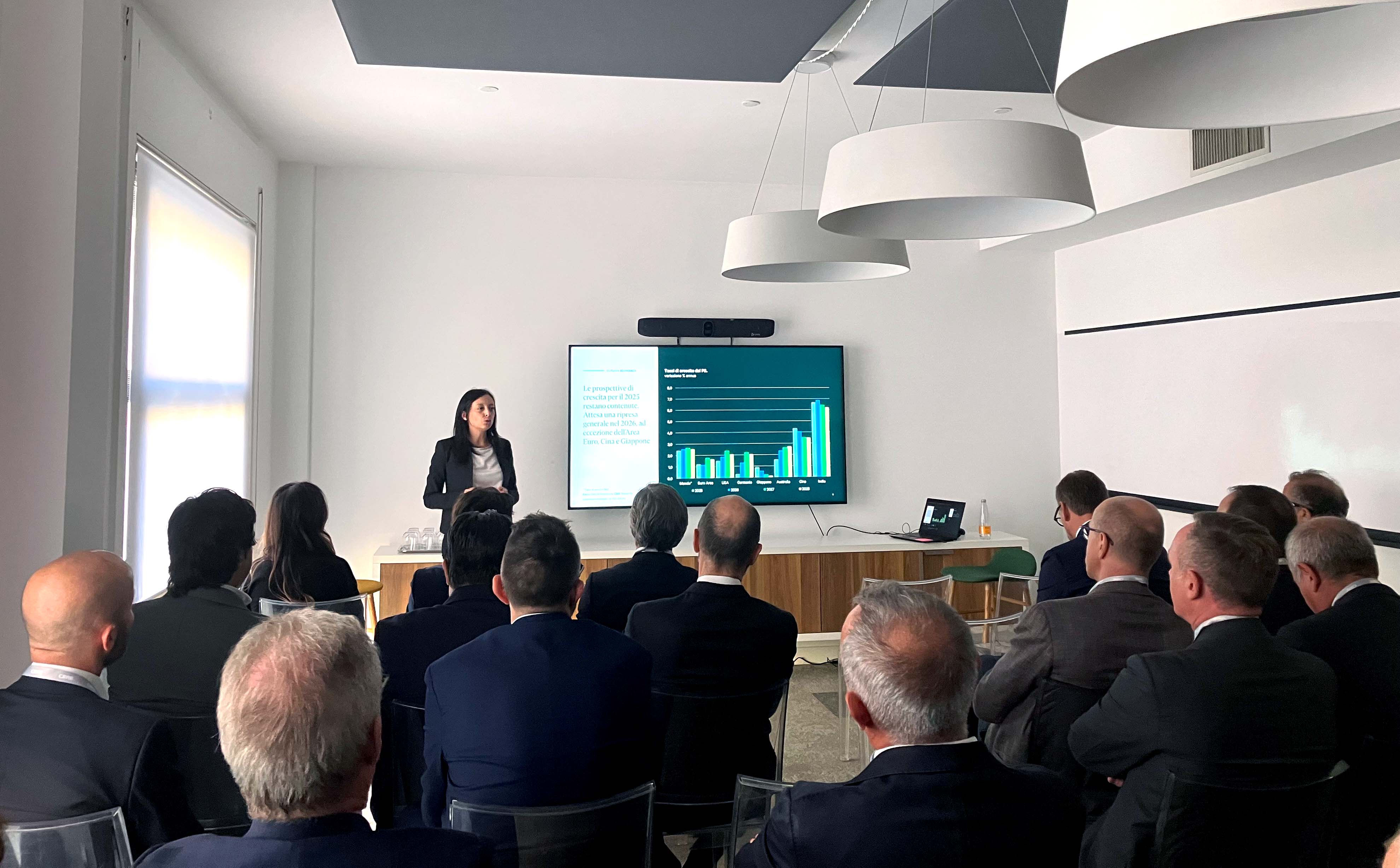 giulia ghiani all'evento rome on stage di cbre italia