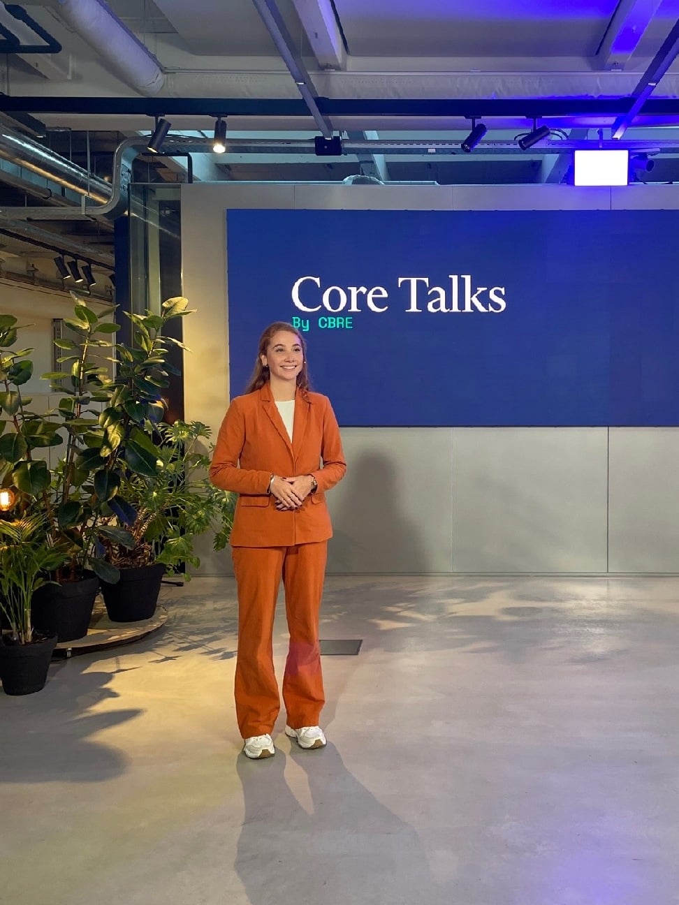 Person hosting an event