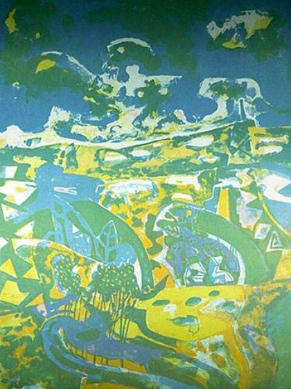 Håkon Bleken (1929-2025) Vårlandskap, 1996
