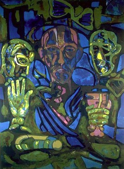 Håkon Bleken (1929-2025) Nattverden, 1996