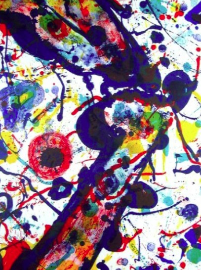 Sam Francis (1923-1994) Komposisjon