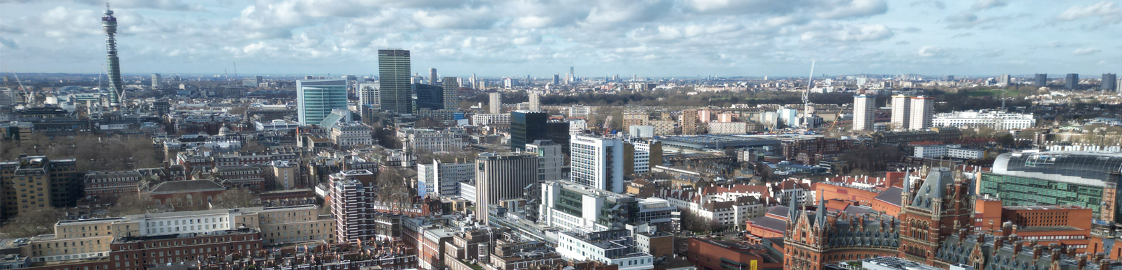 London Euston skyline