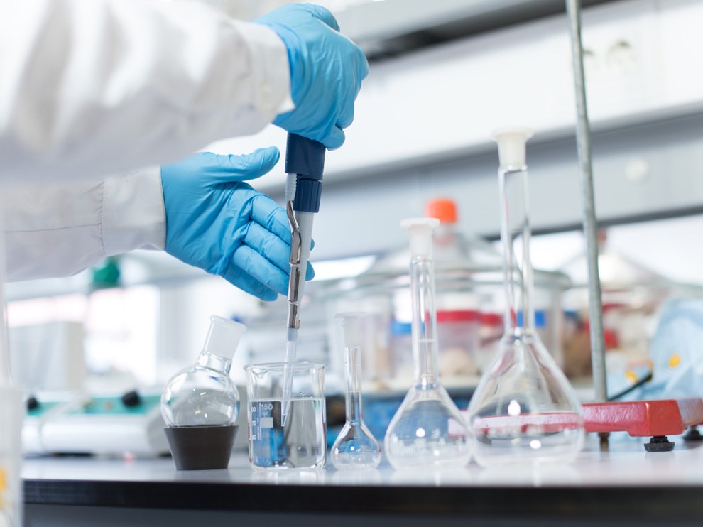 Scientist in lab