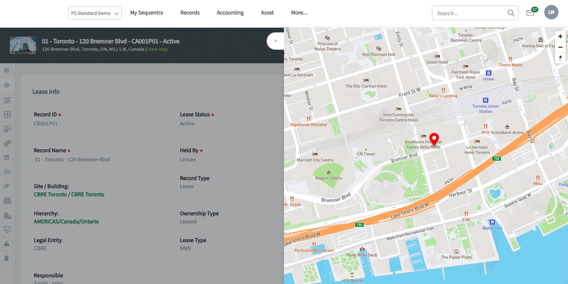 Sequentra dashboard screenshot