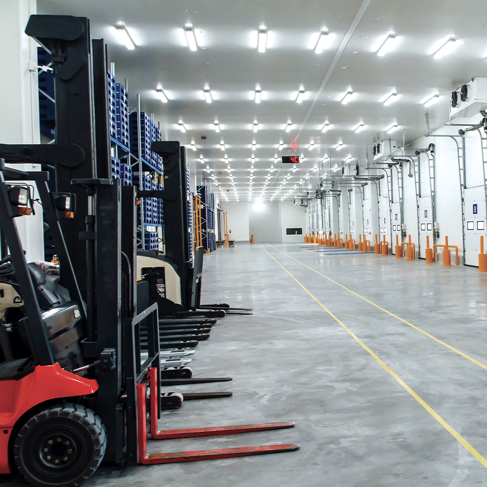 interior of industrial facility