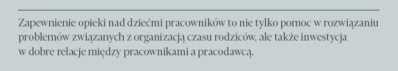 przedszkole w biurowcu, przedszkole w kompleksach biurowych, przedszkole w miejscach pracy