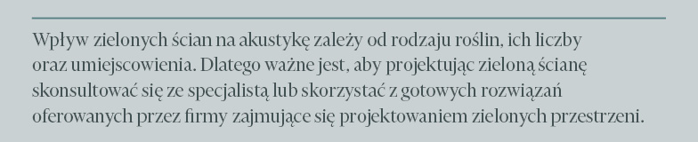 zielona ściana w biurach, ogrody wertykalne w biurowcach