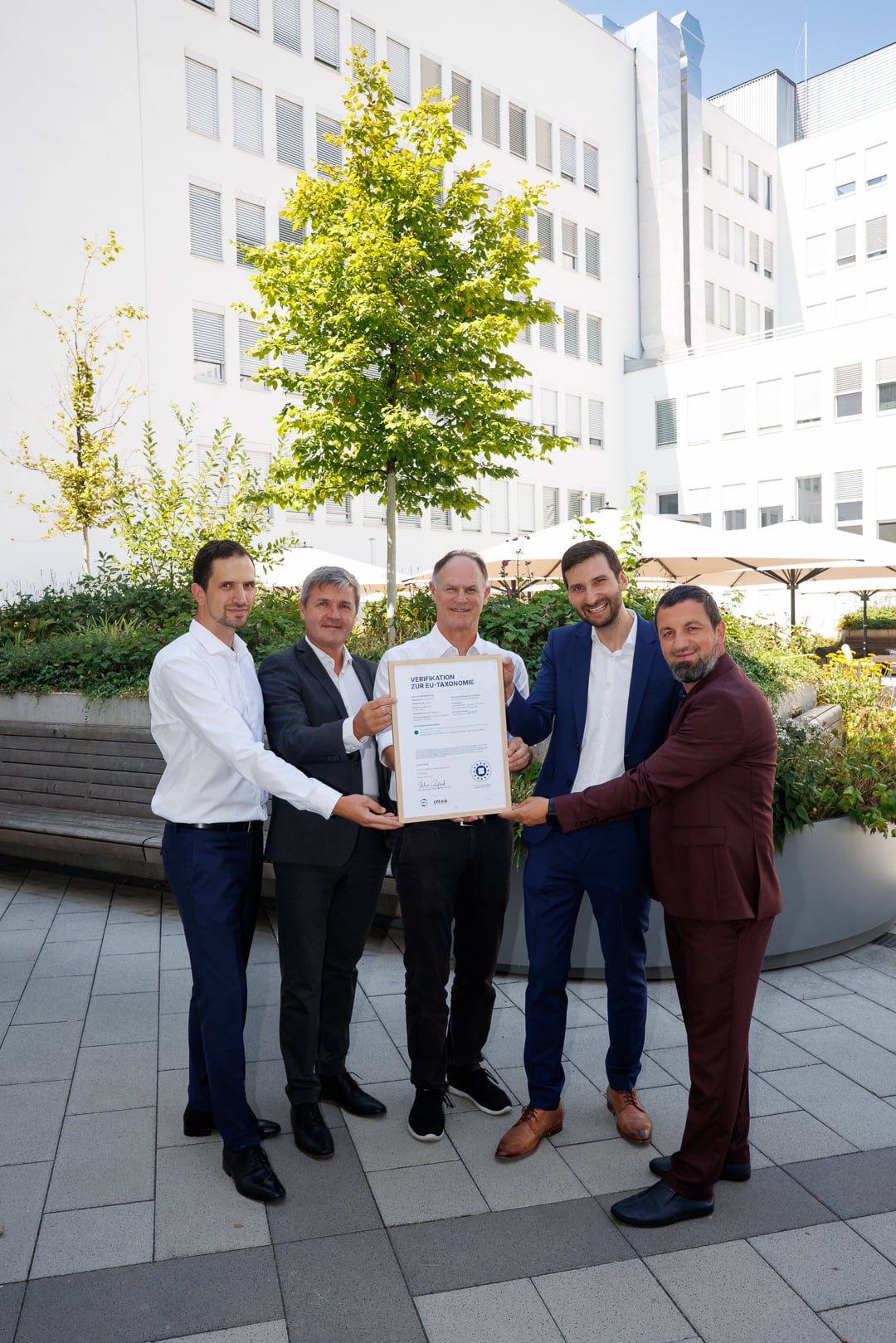 Foto KatharinaSchifflVlnr Robert Schick LHI Oliver Posch BB Thomas Schober LHI Pawel Urbanowski Elvi