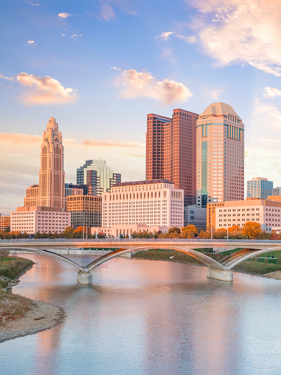 City skyline of Columbus