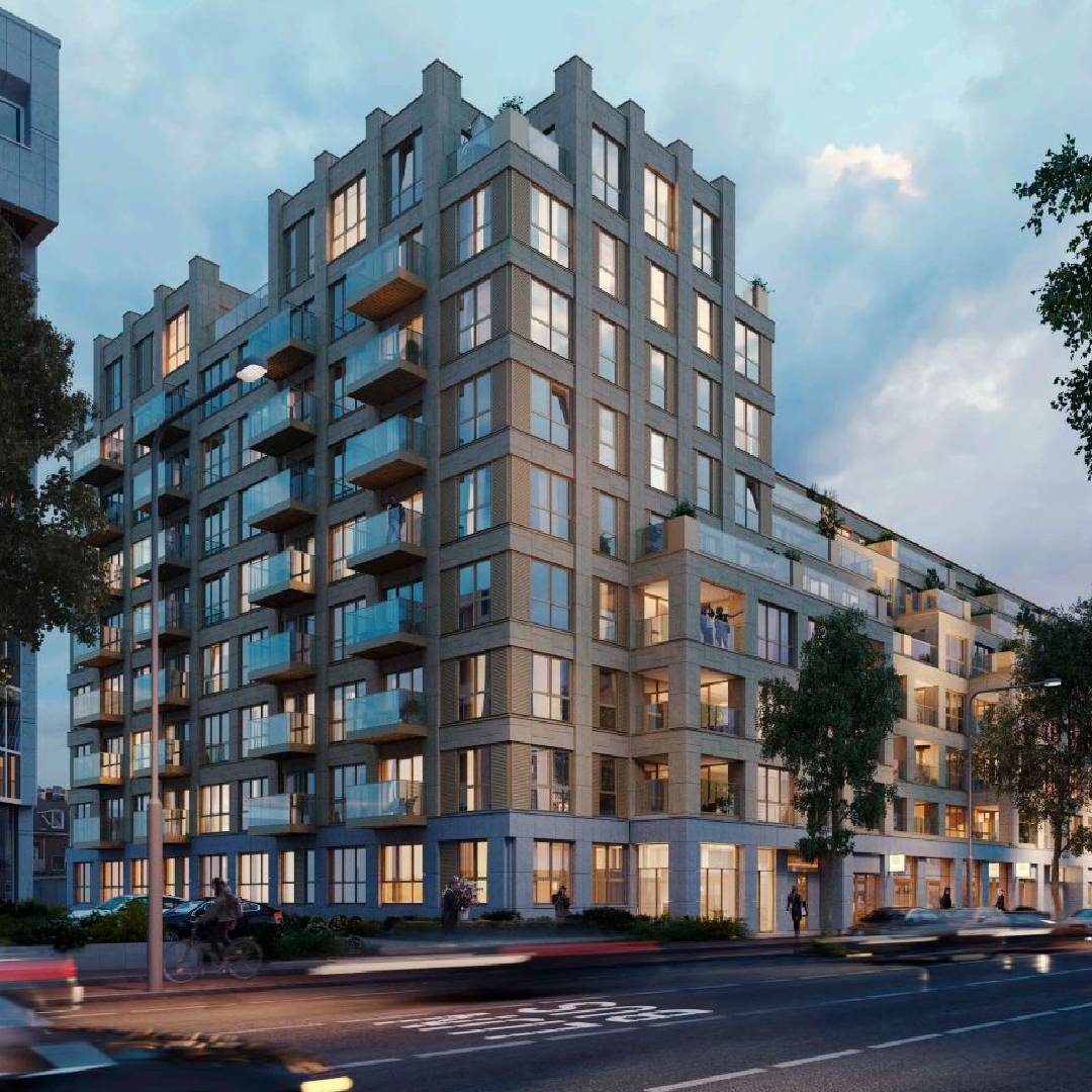 gebouw met woningen