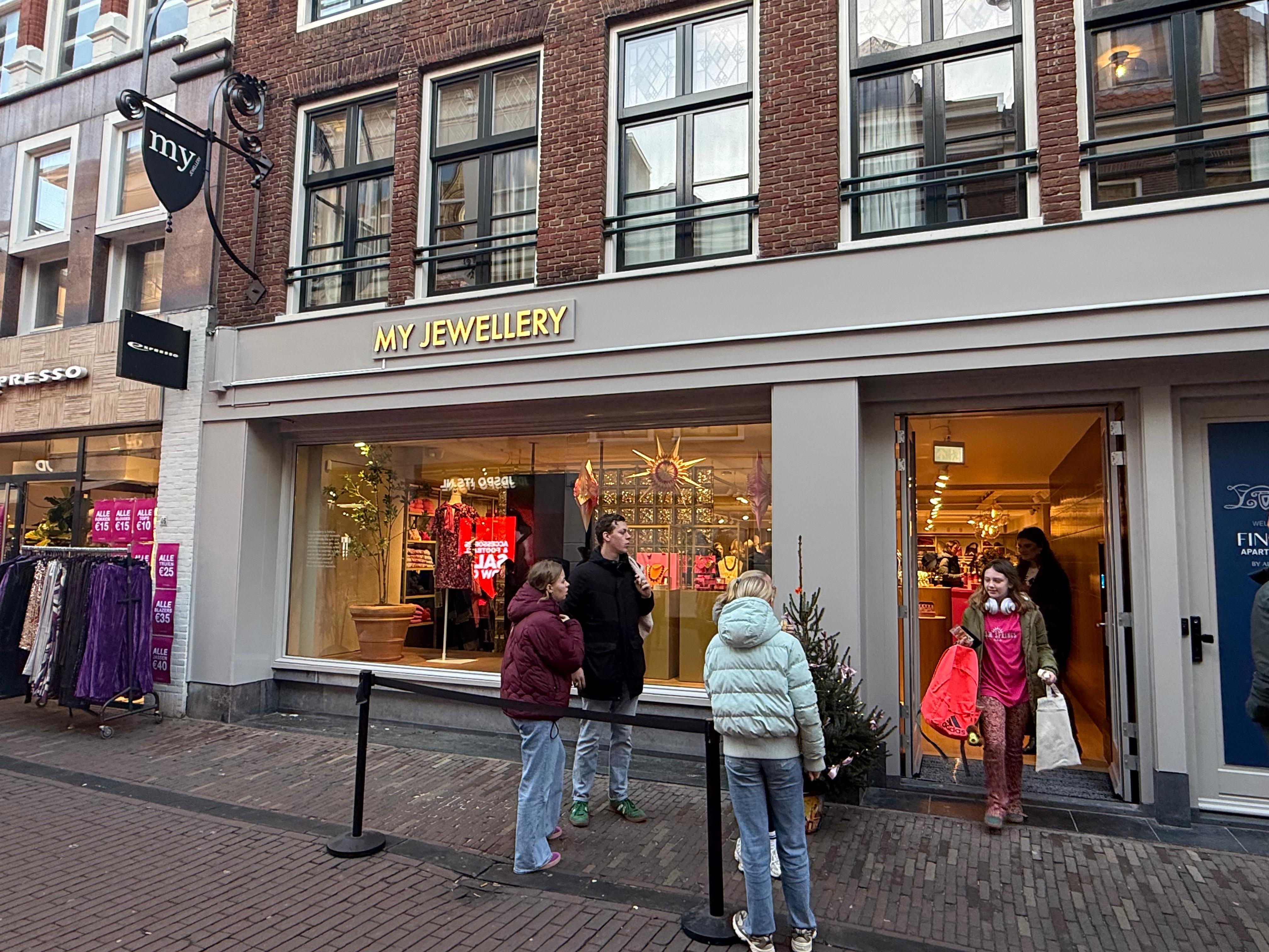 De nieuwe winkel van MyJewellery aan Grote Houtstraat 42-44 in Haarlem