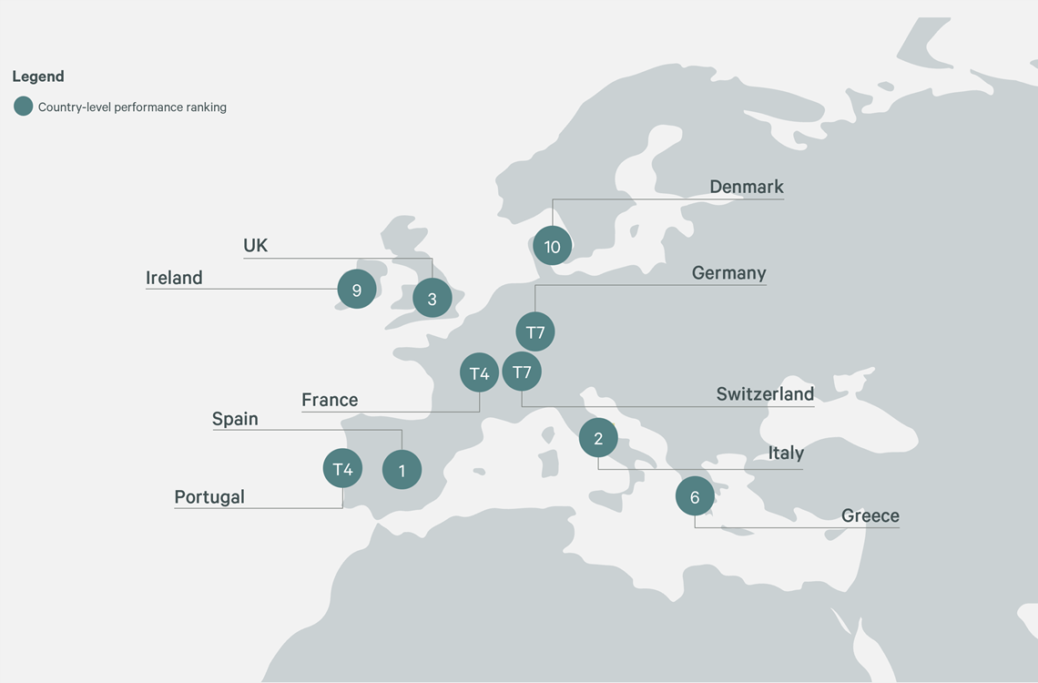 Country Ranking Map