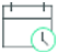 Icon of Calendar with a Clock
