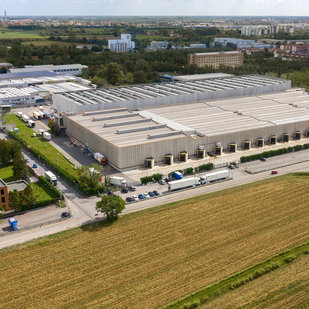 Aerial of Industrial Warehouse