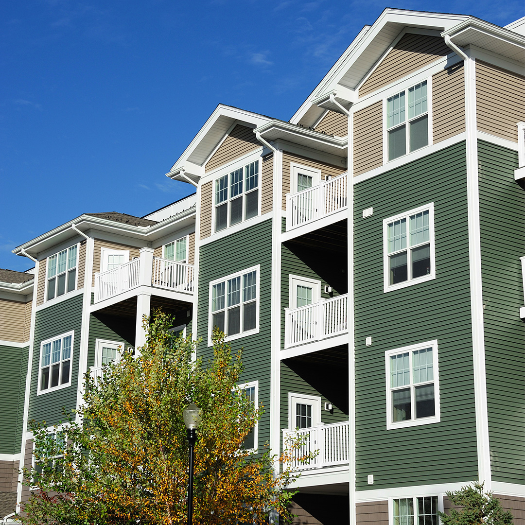 Exterior of a multifamily community