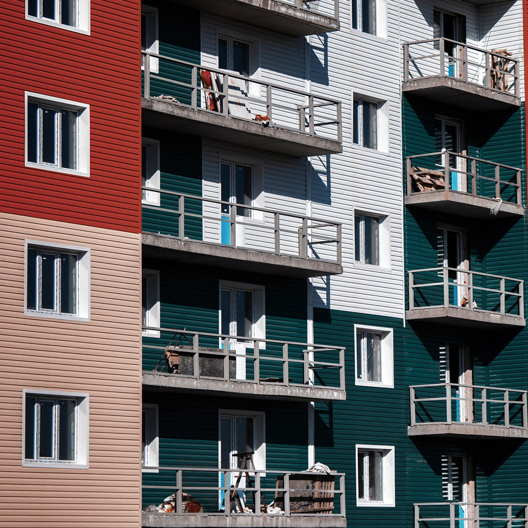 Multifamily building exterior