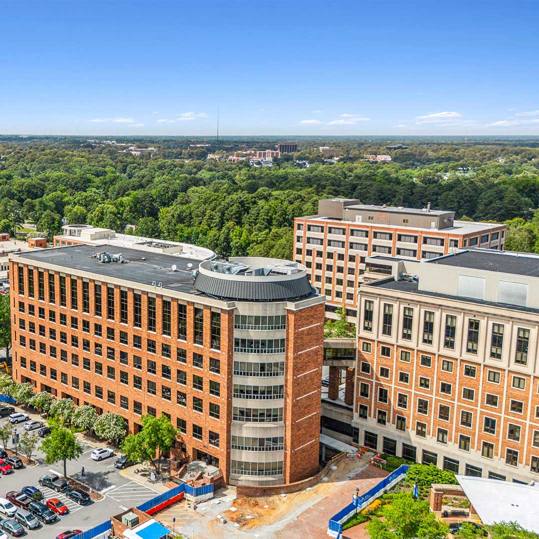 Exterior of medical office building in richmond.