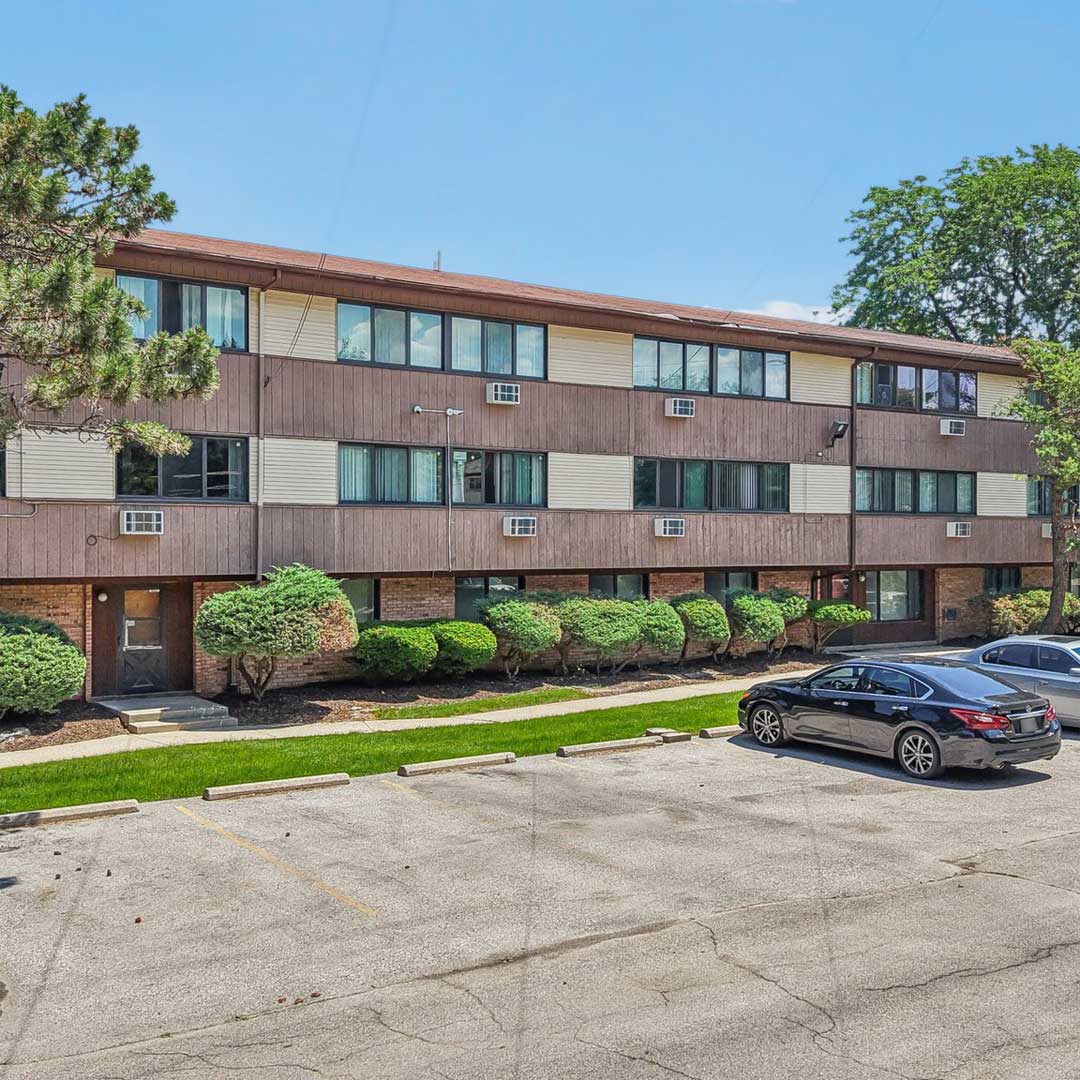 An apartment on a sunny day