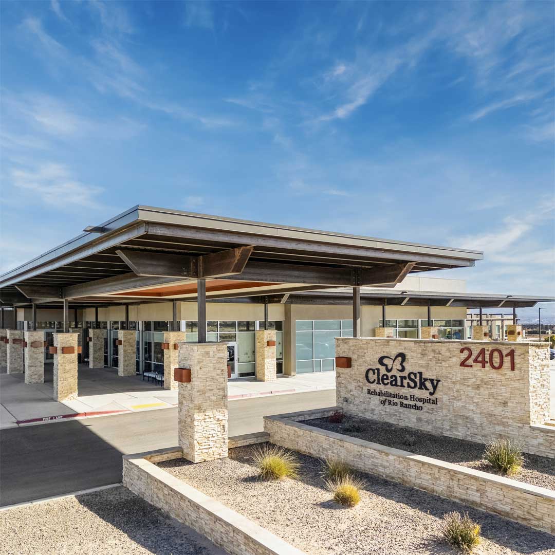 Exterior of ClearSky Rehabilitation Hospital, Photo Credit: NM Photos, LLC