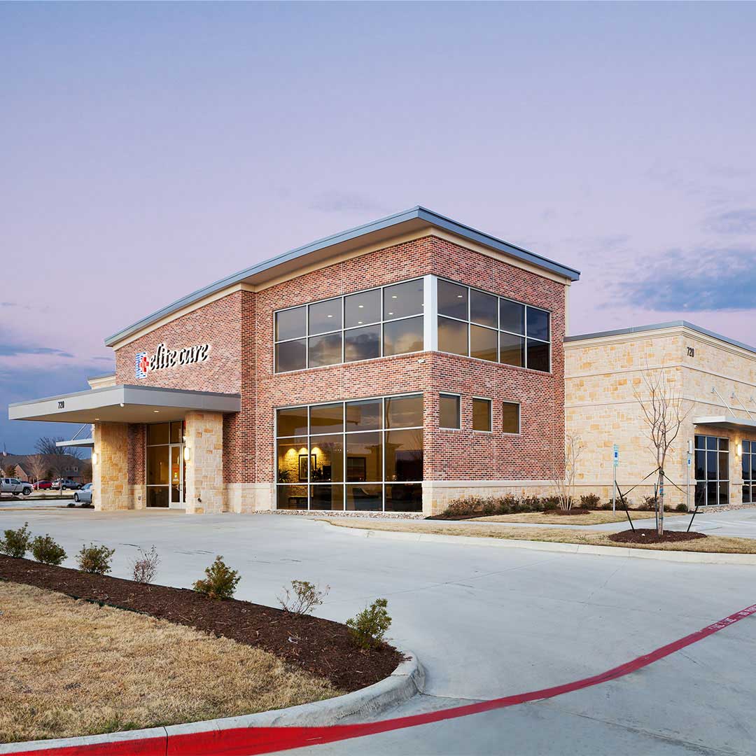 Exterior of medical office building in Houston Texas