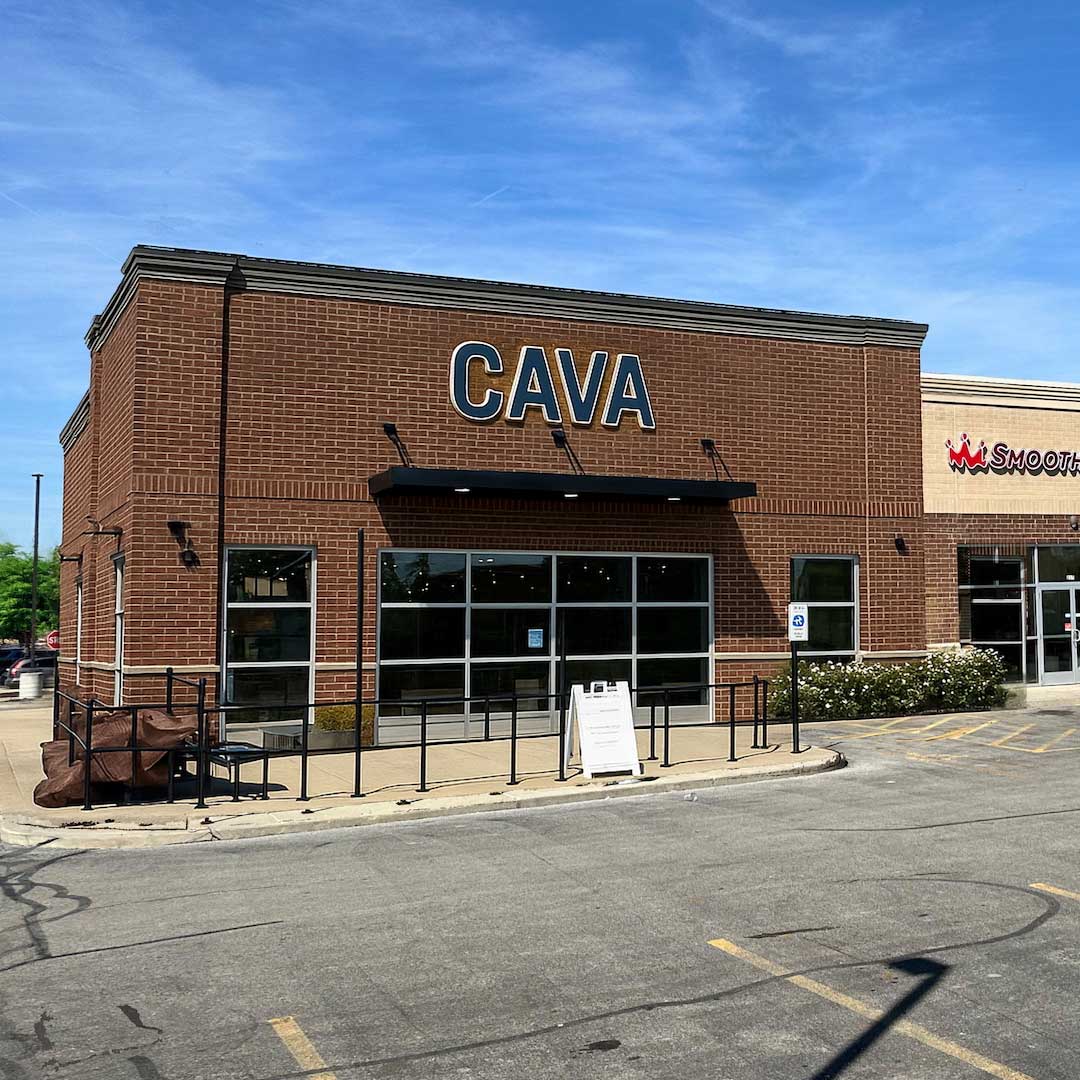 Daytime external view of the Bollingbrook CAVA location