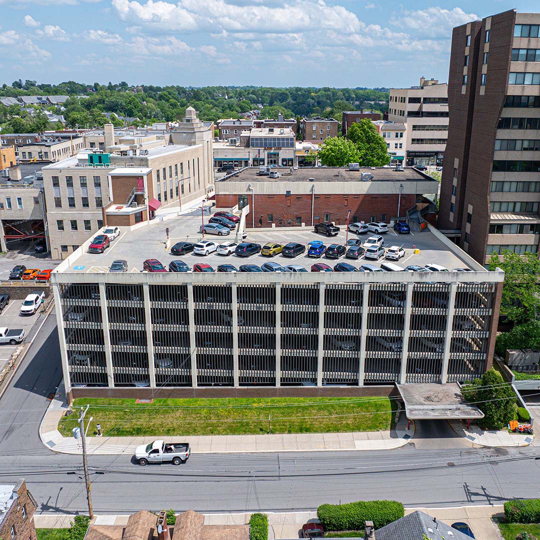South Parking Garage redevelopment site, Mt. Lebanon, Pennsylvania