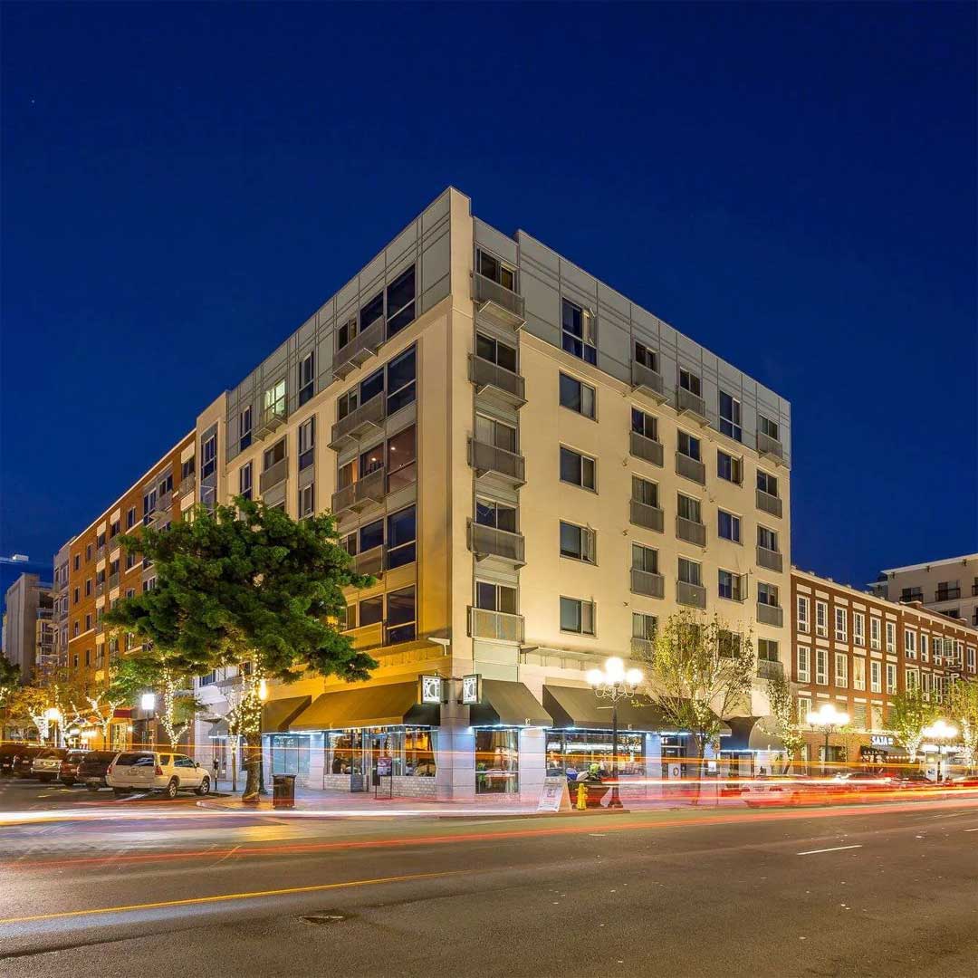 Gaslamp Square in Downtown San Diego
