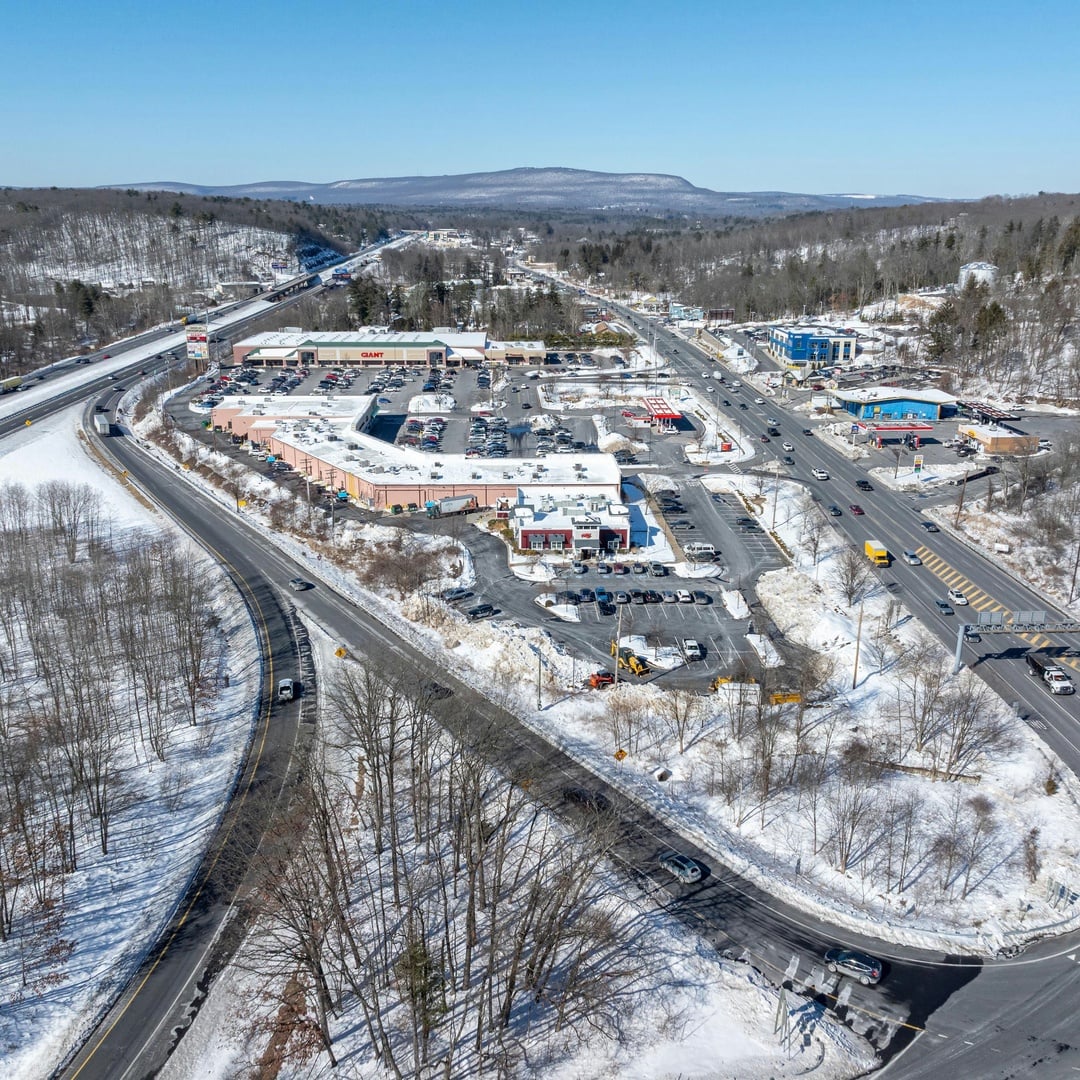 Shops at Crossroads grocery-anchored shopping center at 3560 Route 611 in Bartonsville, Pennsylvania