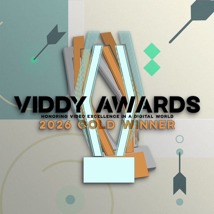 CBRE Calibre Creative Group wins Gold at the 2026 Viddy Awards for motion graphics honoring video excellence in a digital world