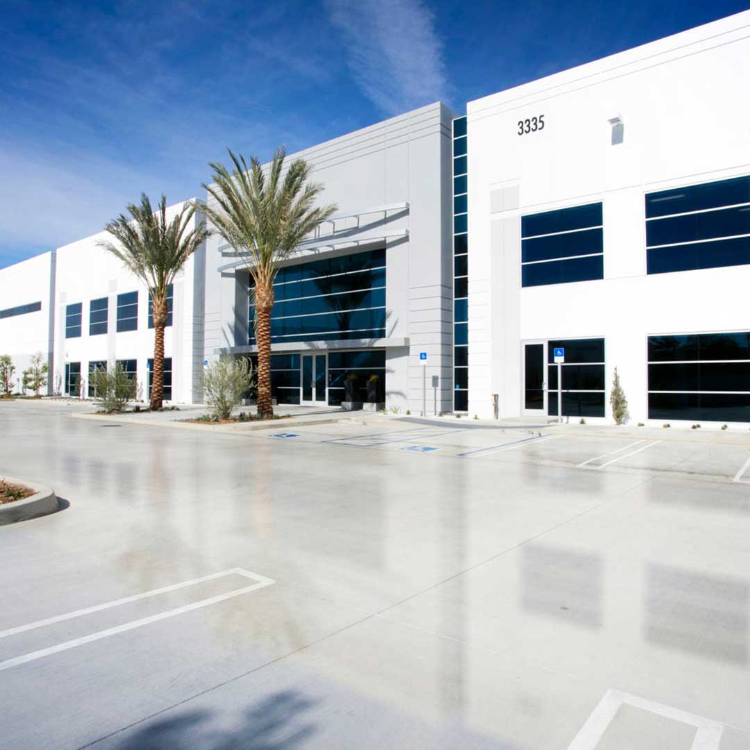 Anaheim Concourse industrial facility at 1206 North Miller Street in Anaheim, California, where CBRE facilitated an 84,041-square-foot lease for Targus