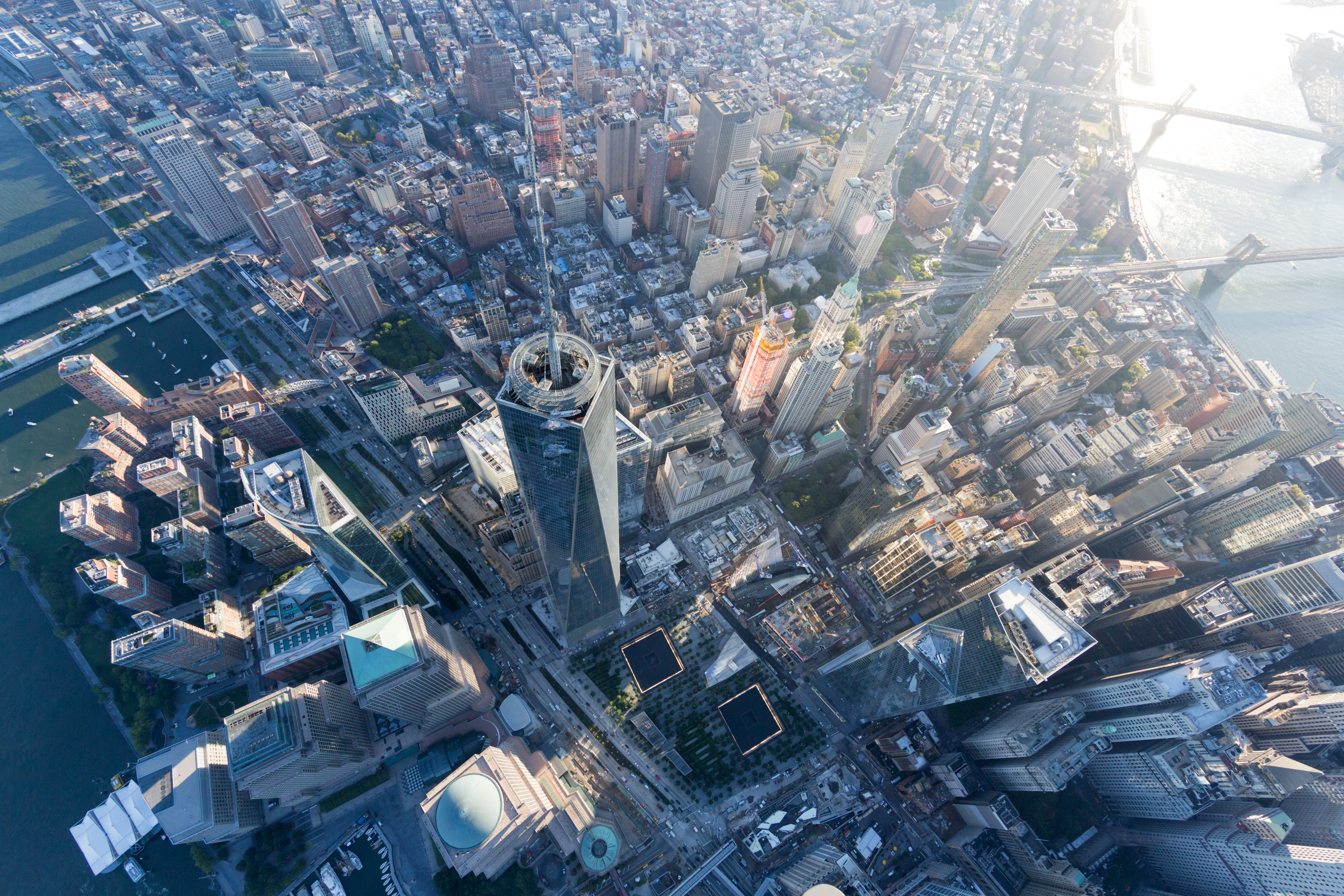 image of new york from above